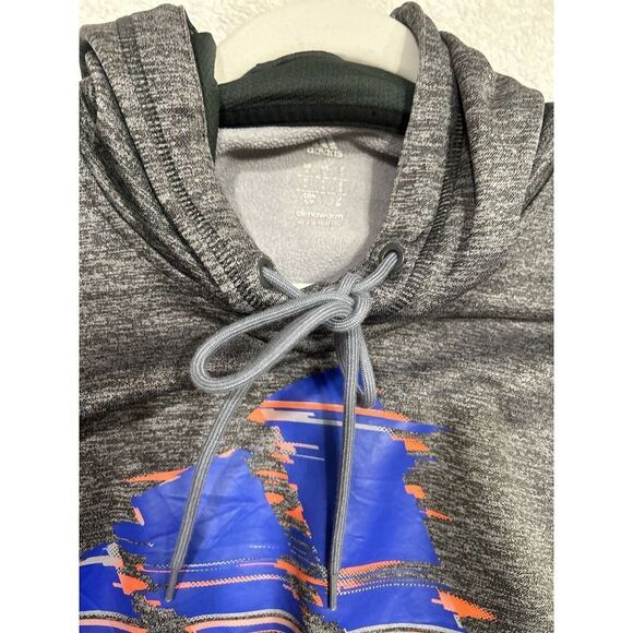 Adidas Hoodie Logo‎ Pull Over Sports Sweatshirt,  Gray Womens Small - Picture 10 of 12